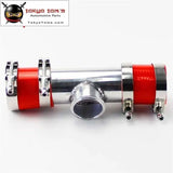 2Pcs Silicone Hose + 2" T-Pipe Aluminum Bov Adapter Pipe For 35 Psi Type S / Rs Bov - Tokyo Tom's