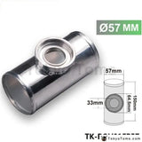 57MM 2.25" TURBO Aluminum FLANGE PIPE For SSQV/SQV BOV D16 TK-BOV01FP57 - Tokyo Tom's