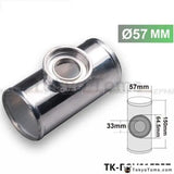 57MM 2.25" TURBO Aluminum FLANGE PIPE For SSQV/SQV BOV D16 TK-BOV01FP57 - Tokyo Tom's