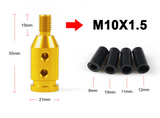 Universal Gear Shift Knob Adapter For M10x1.5/M12x1.25 Thread