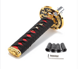 15cm Black/Red Katana  Samurai Gear Knob
