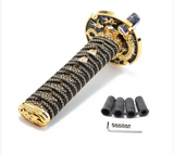 15cm Black/Gold Katana  Samurai Gear Knob