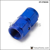 10Pcs/Set Blue An6 Universal Fuel Oil Fitting Aluminum Hose End Adaptor 2 Side Female Fitting