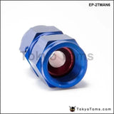 10Pcs/Set Blue An6 Universal Fuel Oil Fitting Aluminum Hose End Adaptor 2 Side Female Fitting