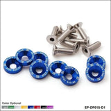 8Pcs/Set JDM Style Fender Washers Bumper Washer Lisence Plate Bolts Kits For Civic Accord - Tokyo Tom's