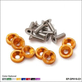 8Pcs/Set JDM Style Fender Washers Bumper Washer Lisence Plate Bolts Kits For Civic Accord - Tokyo Tom's