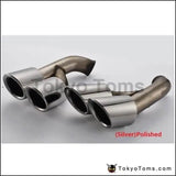 2Pcs/Set Modified Car Vehicle Exhaust Tail Muffler Tip Stainless Steel Pipe For Porsche 15 Cayenne - Tokyo Tom's