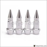 4Pcs/Set Spike Shape Auto Bicycle Tire Valve Cap Valve Stem Caps Wheel Rims Lug Nuts - Tokyo Tom's