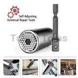 Universal Socket 2 Piece/Set Universal Adjustable Torque Ratchet Socket Wrench - Tokyo Tom's