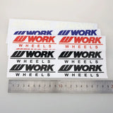 Set Work Wheels Car Wheel Rims Sticker