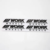 Set Work Wheels Car Wheel Rims Sticker