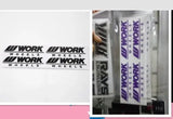 Set Work Wheels Car Wheel Rims Sticker