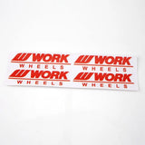 Set Work Wheels Car Wheel Rims Sticker