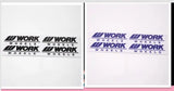 Set Work Wheels Car Wheel Rims Sticker