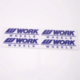 Set Work Wheels Car Wheel Rims Sticker