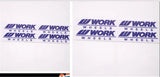 Set Work Wheels Car Wheel Rims Sticker