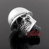 Silver Human Skull Head Gear Shifter