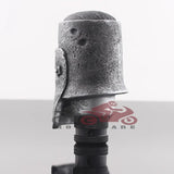 Silver Ned Kelly Helmet Head Gear Shifter