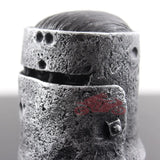 Silver Ned Kelly Helmet Head Gear Shifter