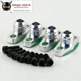 4Pcs10An Drain GT T17 T20 T25 T28 T30 T35 Garrett Turbo Billet Oil Return Flange Black/Silver