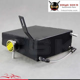 Aluminum Coolant Overflow Tank For Supra Mk Iii Iv 7Mgte 2Jzgt 2 Litre Black / Silver