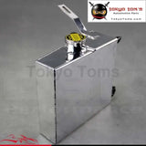 Aluminum Coolant Overflow Tank For Supra Mk Iii Iv 7Mgte 2Jzgt 2 Litre Black / Silver