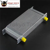 19 Row AN10 10An Universal Aluminum Engine Transmission Racing Oil Cooler  Mocal Style Black / Silver