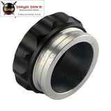 1Pcs 2" 50.8mm Aluminium Weld On Filler Neck And Cap Oil, Fuel, Water Tank Black /Silver