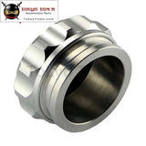 1Pcs 2" 50.8mm Aluminium Weld On Filler Neck And Cap Oil, Fuel, Water Tank Black /Silver