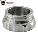 1Pcs 2" 50.8mm Aluminium Weld On Filler Neck And Cap Oil, Fuel, Water Tank Black /Silver