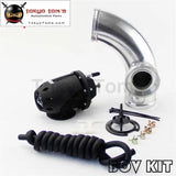 2" 50mm 90 Degree Flange Pipe+ Adjustable Ssqv Sqv Blow Off Valve Bov Ii 2 Black / Silver