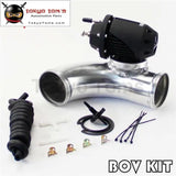 2" 50mm 90 Degree Flange Pipe+ Adjustable Ssqv Sqv Blow Off Valve Bov Ii 2 Black / Silver