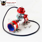 30Psi Blow Off Valve Bov +Type Rs 2.5" Flange Pipe Adapter Silicone Hose Kit   Black / Blue / Silver