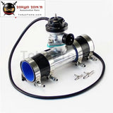 30Psi Blow Off Valve Bov +Type Rs 2.5" Flange Pipe Adapter Silicone Hose Kit   Black / Blue / Silver