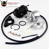 For 02-07 Impreza WRZ STI Ssqv Blow Off Valve 4 + Bov Flange Adapter Kit Black / Silver