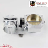 Mass Air Flow Sensor Maf End Intake Adapter+102mm Throttle Body For Chevy Ls1  Black / Silver