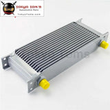 16 Row 8An Universal Engine Transmission Oil Cooler 3/4"Unf16 An-8 Black/Silver - Tokyo Tom's