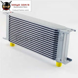 16 Row 8An Universal Engine Transmission Oil Cooler 3/4"Unf16 An-8 Black/Silver - Tokyo Tom's