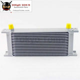 16 Row 8An Universal Engine Transmission Oil Cooler 3/4"Unf16 An-8 Black/Silver - Tokyo Tom's