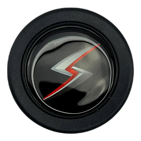 Silvia S Logo Black Horn Button