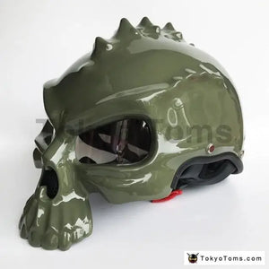 Skull Half Face Helmet - Tokyo Tom's