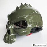 Skull Half Face Helmet