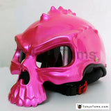 Skull Half Face Helmet