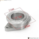 Stainless Steel 38Mm To 44Mm Vband Mv-R Wastegate Flange Adapter: Fits Universal - Tokyo Tom's