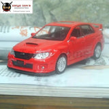 Subaru Sti Diecast 1:36 Metal Car Model (5pcs:Pack Wholesale) Scale Pull Back Car  Japan