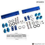 Subaru WRX STI Ej20 Ej20T STI Aluminium Billet Top Feed Injector Fuel Rail Turbo Kit Blue High Quality - Tokyo Tom's