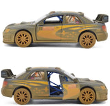 Subaru WRX STI WRC Racing  1: 36 Scale Alloy Pull Back Car Model