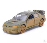 Subaru WRX STI WRC Racing  1: 36 Scale Alloy Pull Back Car Model