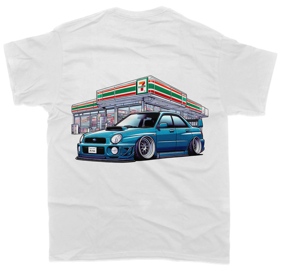 Subaru WRX STi 7Eleven T-Shirt - Unisex - Car Enthusiast - Drifting Drag JDM