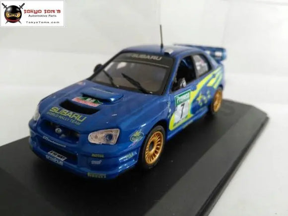 Subaru leopard 2003 rally #7 alloy model Car Diecast 1:43